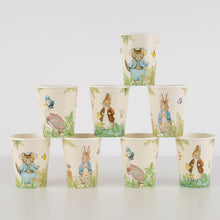 Load image into Gallery viewer, Meri Meri Peter Rabbit In The Garden Cups, x8