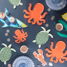 Load image into Gallery viewer, Meri Meri Turtle Plates, x8