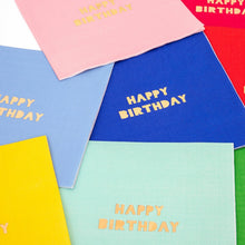 Load image into Gallery viewer, Meri Meri Happy Birthday Small Napkins, X 16
