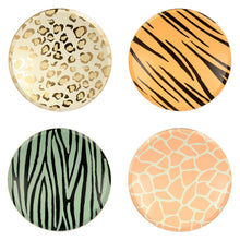 Load image into Gallery viewer, Meri Meri Safari Animal Print Dinner Plates, x8