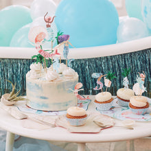 Load image into Gallery viewer, Meri Meri Mermaid Cupcake Kit, x24 toppers