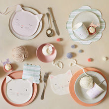 Load image into Gallery viewer, Meri Meri Cute Kitten Plates, x8