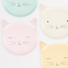 Load image into Gallery viewer, Meri Meri Cute Kitten Plates, x8