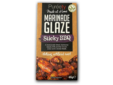 Pureety Marinade Glaze Sticky BBQ 40g Meats & Eats