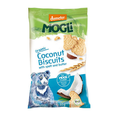 Mogli Organic Coconut Biscuits 50g Meats & Eats