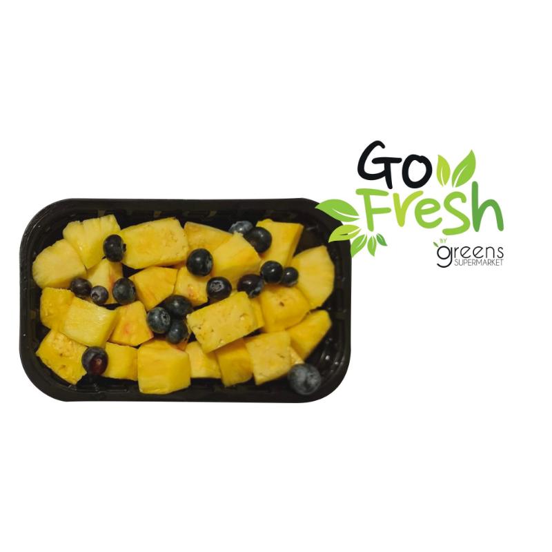 Fresh Pineapple & Blueberries Fruit Salad, 500g