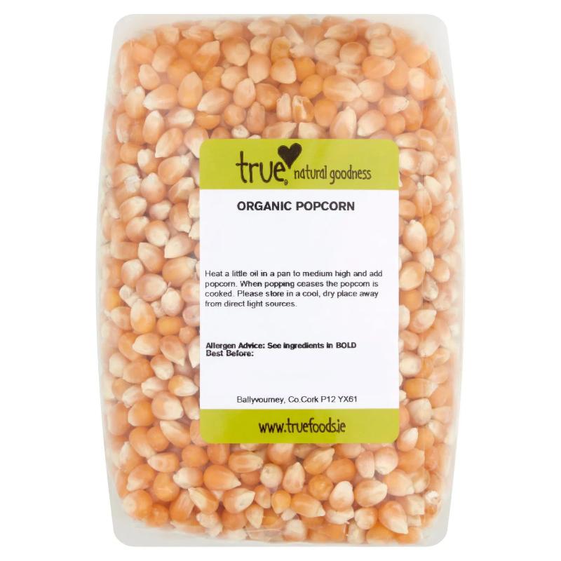 True Natural Goodness Organic Popcorn, 500g