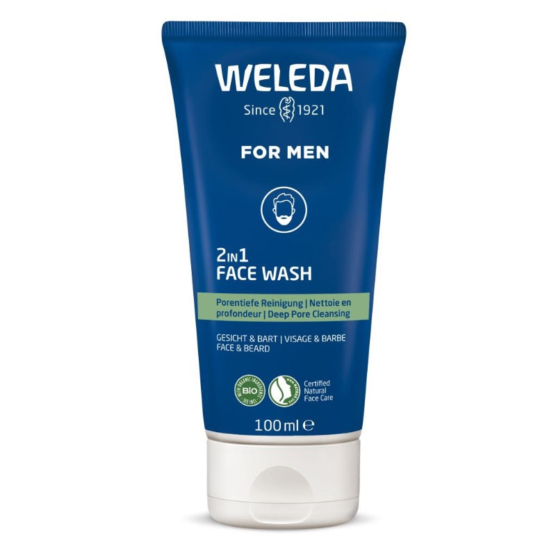 Weleda For Men 2in1 Face Wash, 100ml