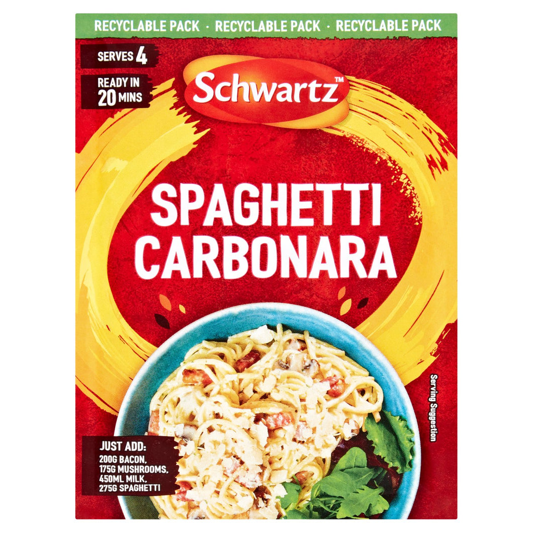 Schwartz Recipe Mix Spaghetti Carbonara, 35g