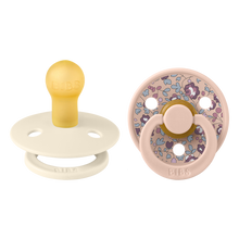 Load image into Gallery viewer, BIBS Colour 2 PACK Eloise Blush Mix - Round / Natural Rubber Size 1
