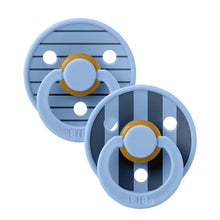 Load image into Gallery viewer, BIBS Colour Pin &amp; Sky Blue Mix - Round / Natural Rubber, Size 2
