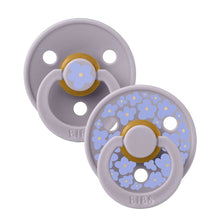 Load image into Gallery viewer, BIBS Colour Jasmine &amp; Fossil Grey Mix - Round / Natural Rubber, Size 2
