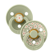 Load image into Gallery viewer, BIBS Colour Jasmine &amp; Sage Mix - Round / Natural Rubber, Size 2
