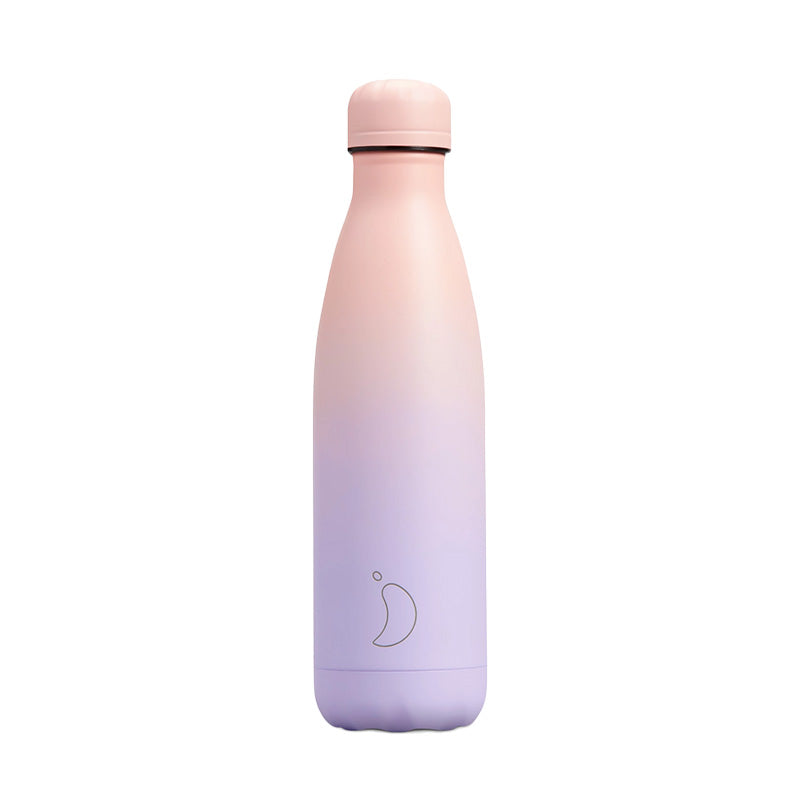Chilly's Reusable Water Bottle Blush Gradient Edition, 500ml