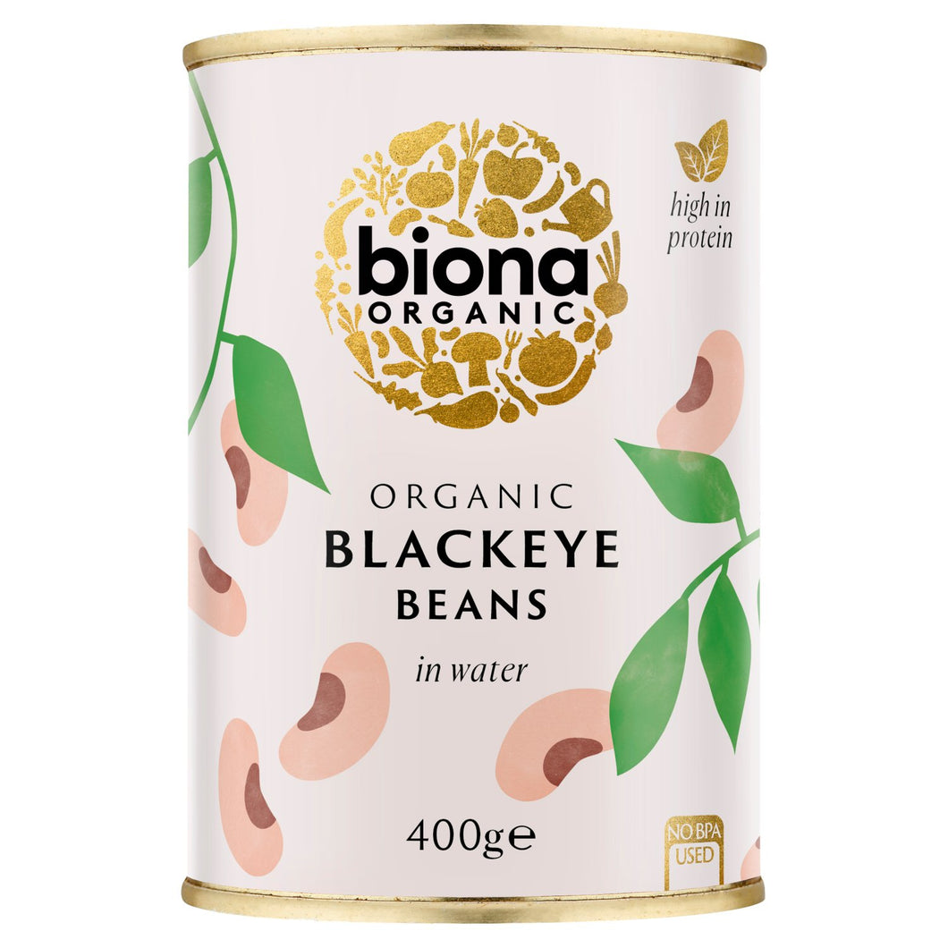 Biona Organic Blackeye Beans in Water 400g Meats & Eats