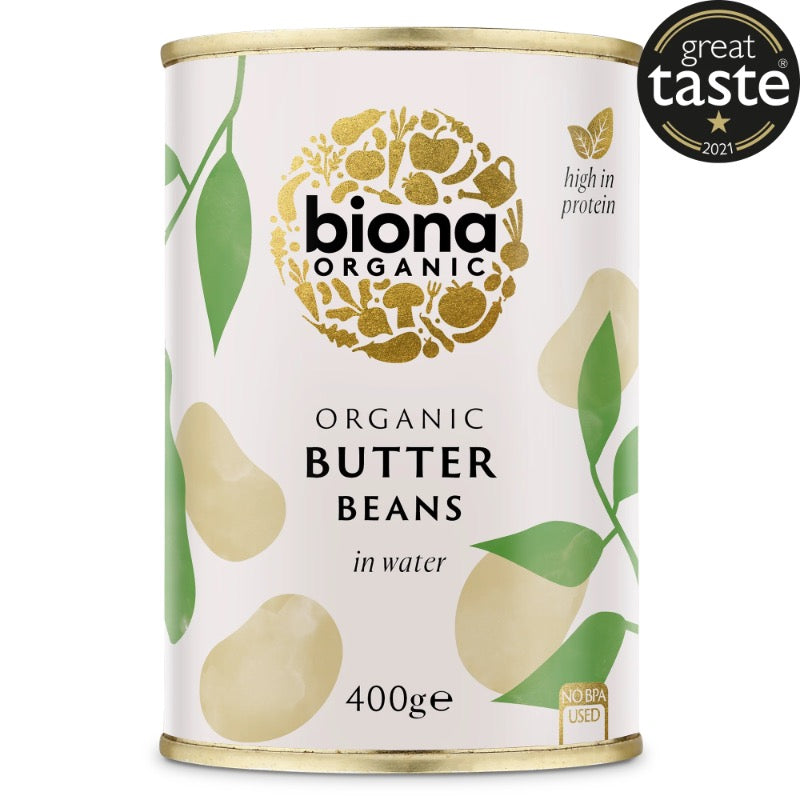 Biona Organic Butter Beans, 400g