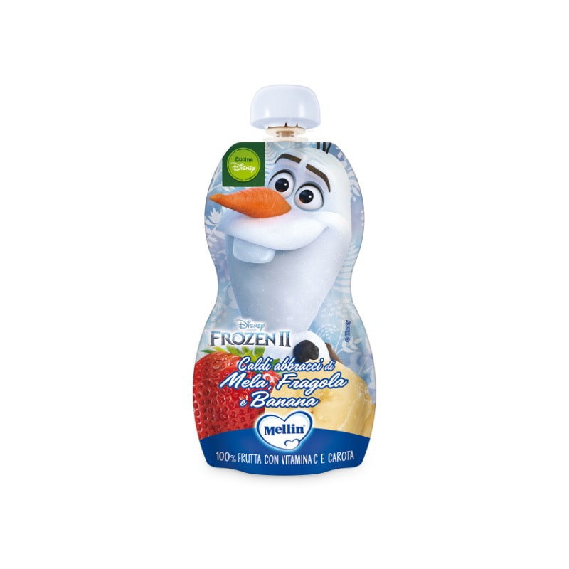 Mellin Frozen 2 Olaf Apple, Strawberry & Banana With Vitamin C Pouch, 110g