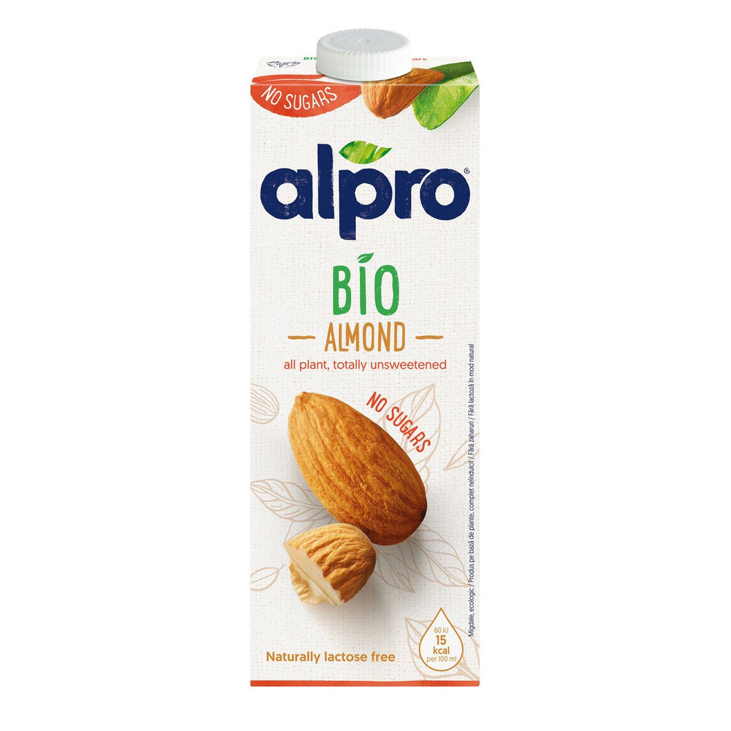 Alpro Bio Almond No Sugar Drink 1L