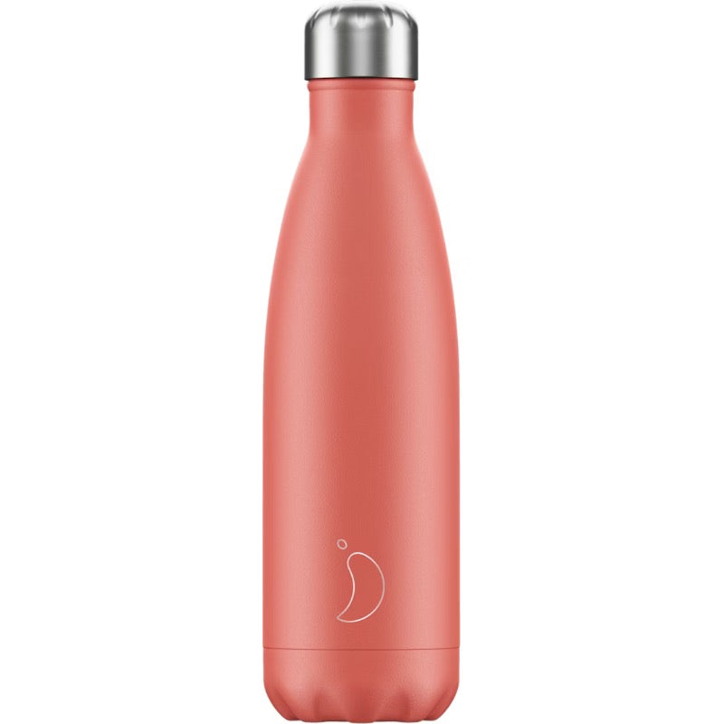 Chilly's Reusable Water Bottle Pastel Coral, 750ml