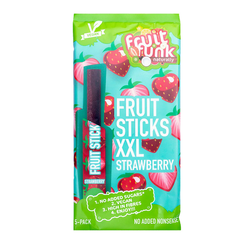 Fruit Funk Fruit Stick XXL Strawberry Vegan, 5x 20g
