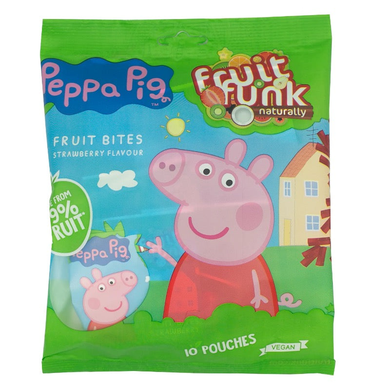 Fruit Funk Peppa Pig Multibag Strawberry GF, 100g