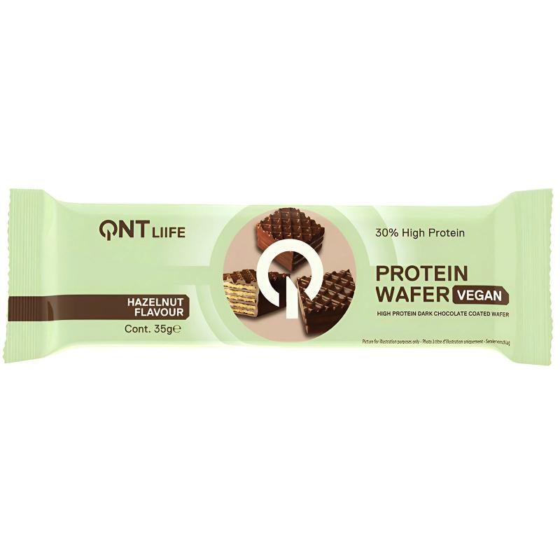 QNT Vegan Protein wafer Hazelnut, 35g