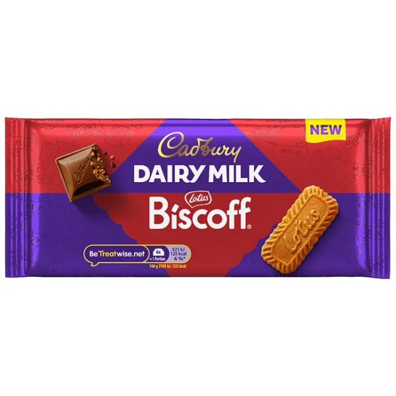 Cadbury Dairy Milk Biscoff, 95g