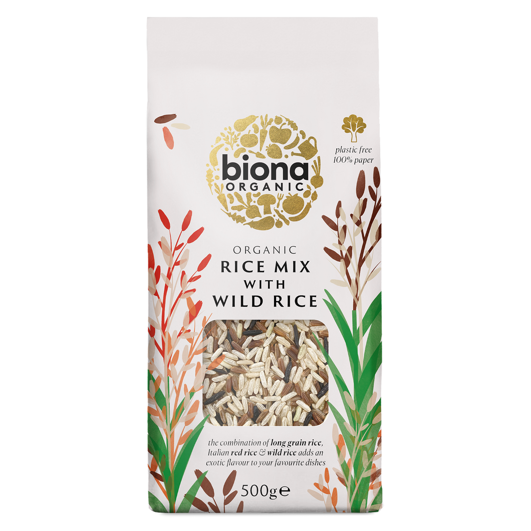 Biona Organic Rice Mix with Wild Rice 500g