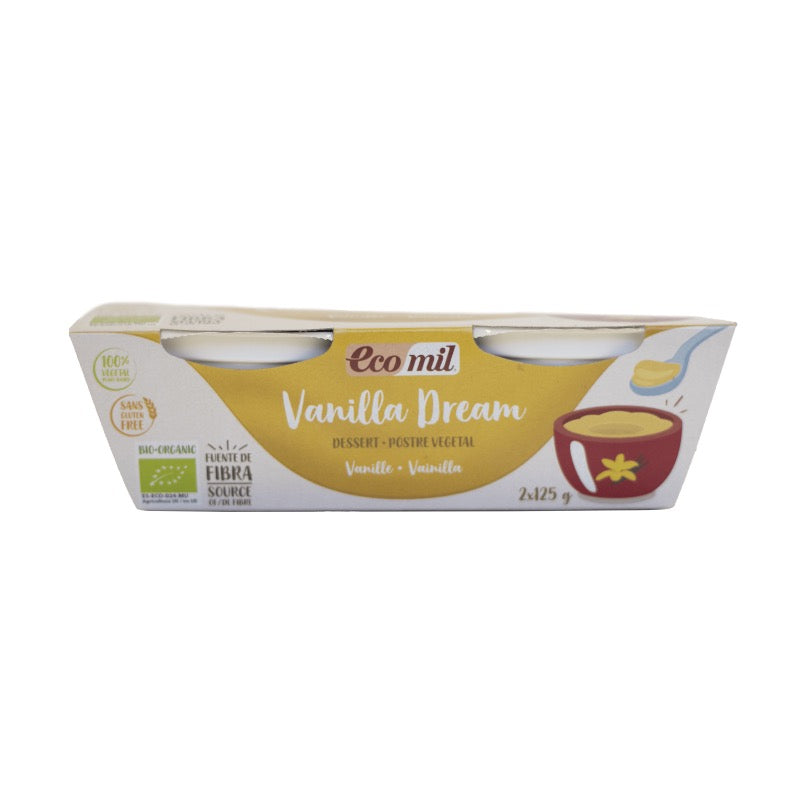 Ecomil Organic Vanilla Dream Dessert GF, 2× 125g