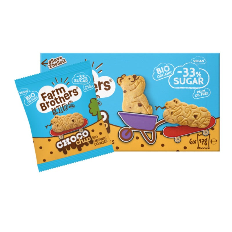 Farm Brothers Kids Choco Chip, 102g