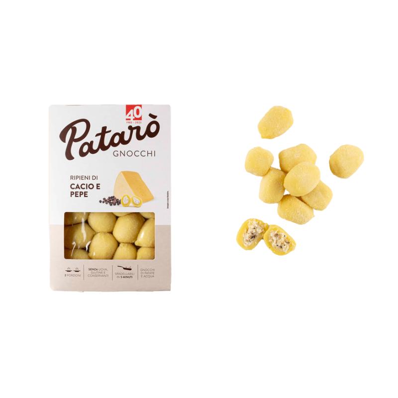 Patarò Gnocchi filled with pecorino cheese and pepper, 400g