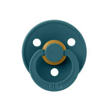 Load image into Gallery viewer, BIBS Colour 2 PACK Nordic Mint/Forest Lake - Round / Natural Rubber Size 2
