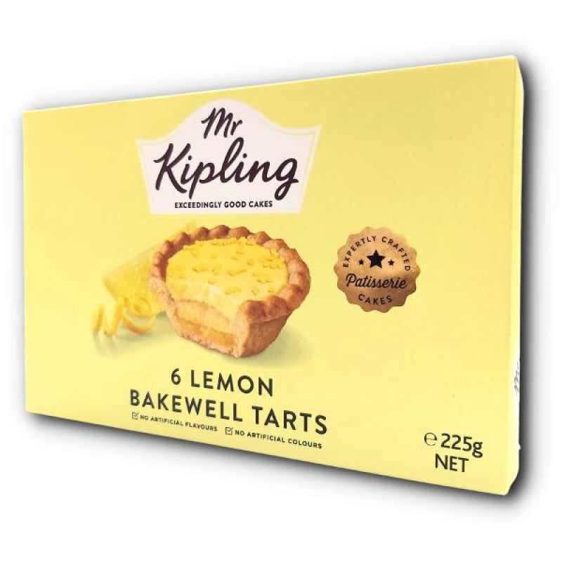 Mr Kipling Lemon Bakewell Tarts x6, 225g