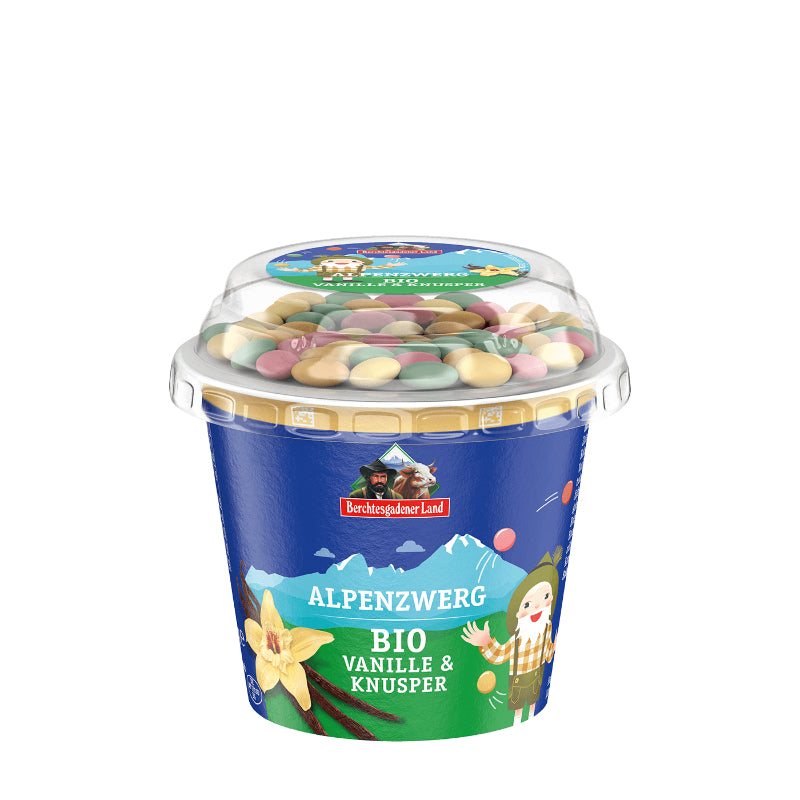 Organic Fruit & Candy yogurt vanilla, 137g