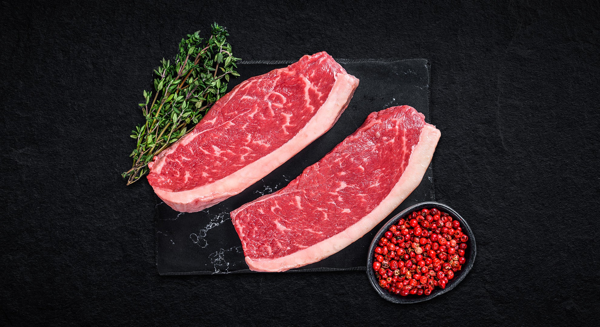 Fresh South American Angus Beef Sirloin, 250g X 2 - Shop Now - Meats & Eats