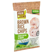 Load image into Gallery viewer, Rice Up! Brown Rice Chips 60g Meats &amp; Eats
