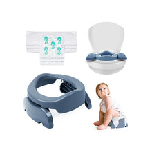 Load image into Gallery viewer, Potette Plus 2-in-1 Potty and Toilet Training Seat, Plus Misty Grey &amp; Misty Grey
