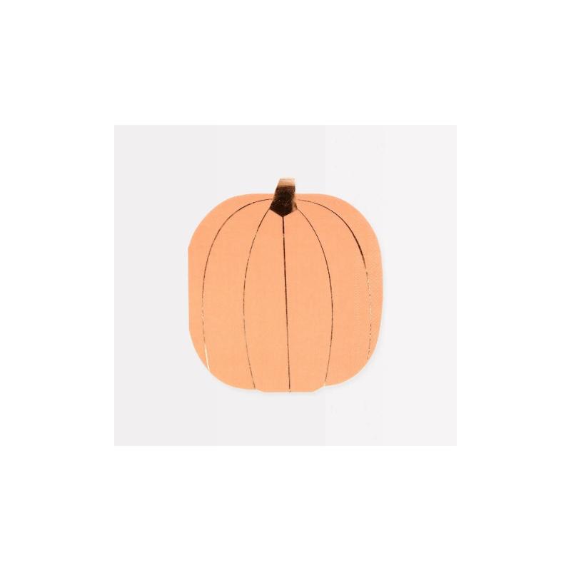 Pastel Halloween Pumpkin Napkins