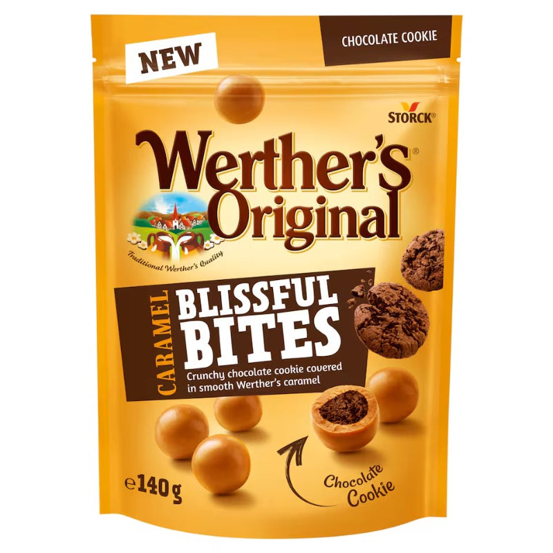 Werther's Original Blissful Caramel Bites Cookie, 140g