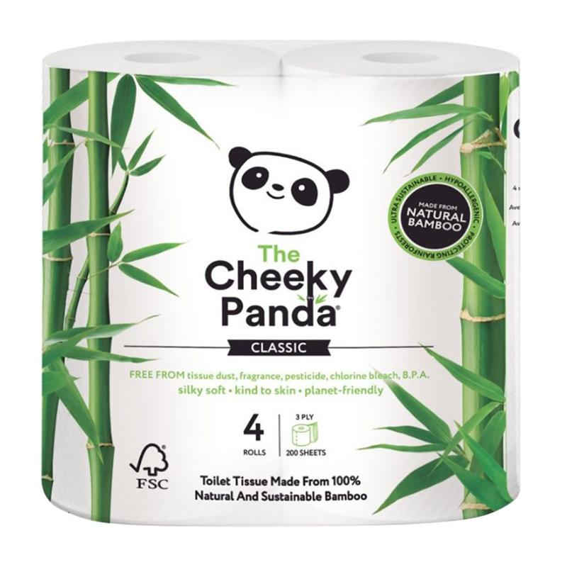 Cheeky Panda Toilet Paper Rolls, x4
