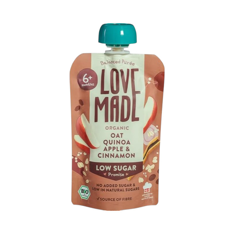 Lovemade Squeeze Pouch Oat Quinoa Apple & Cinnamon, 100g