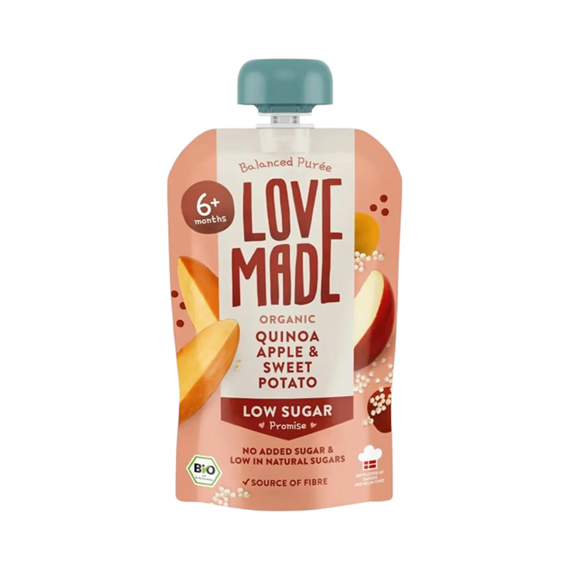 Lovemade Squeeze Pouch Quinoa Apple & Sweet Potato, 100g