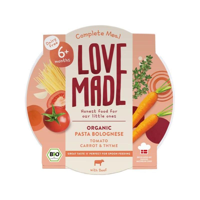 Lovemade Baby Meal Pasta Bolognese 6+ Months, 185g