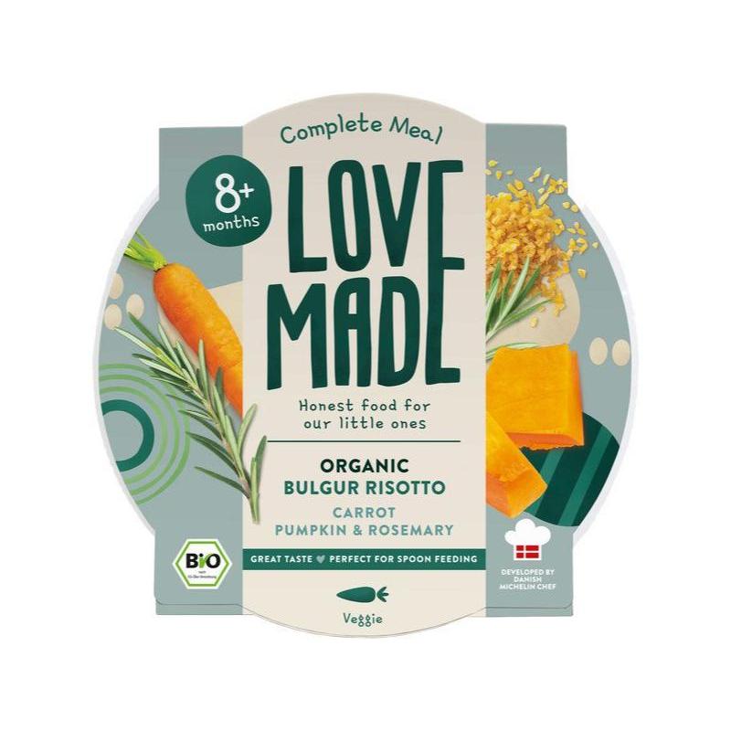 Lovemade Baby Meal Bulgur Risotto 8+ Months, 185g