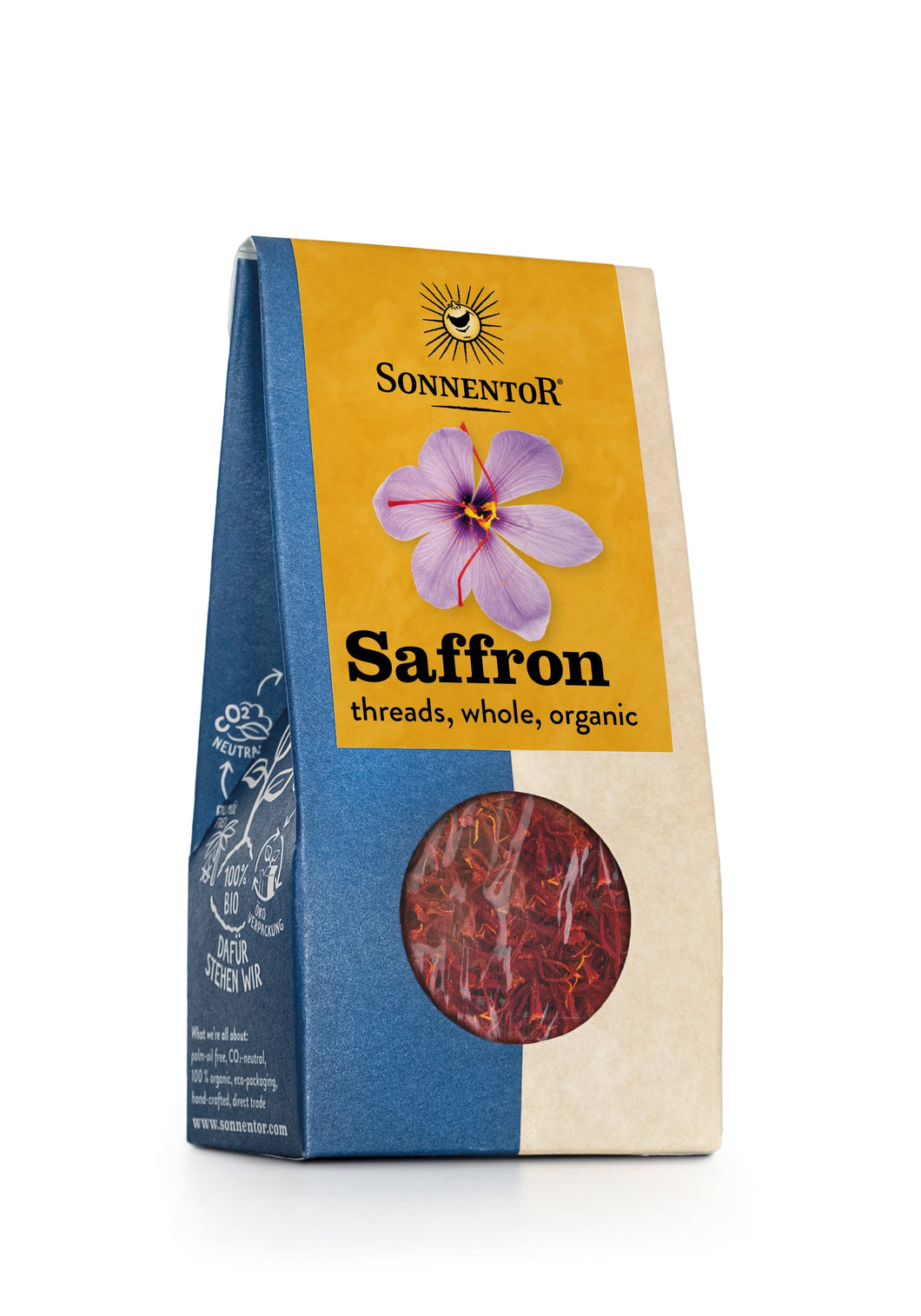 Sonnentor Organic Whole Saffron Threads 5g