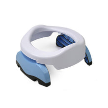Load image into Gallery viewer, Potette Plus 2-in-1 Potty and Toilet Training Seat, White &amp; Blue
