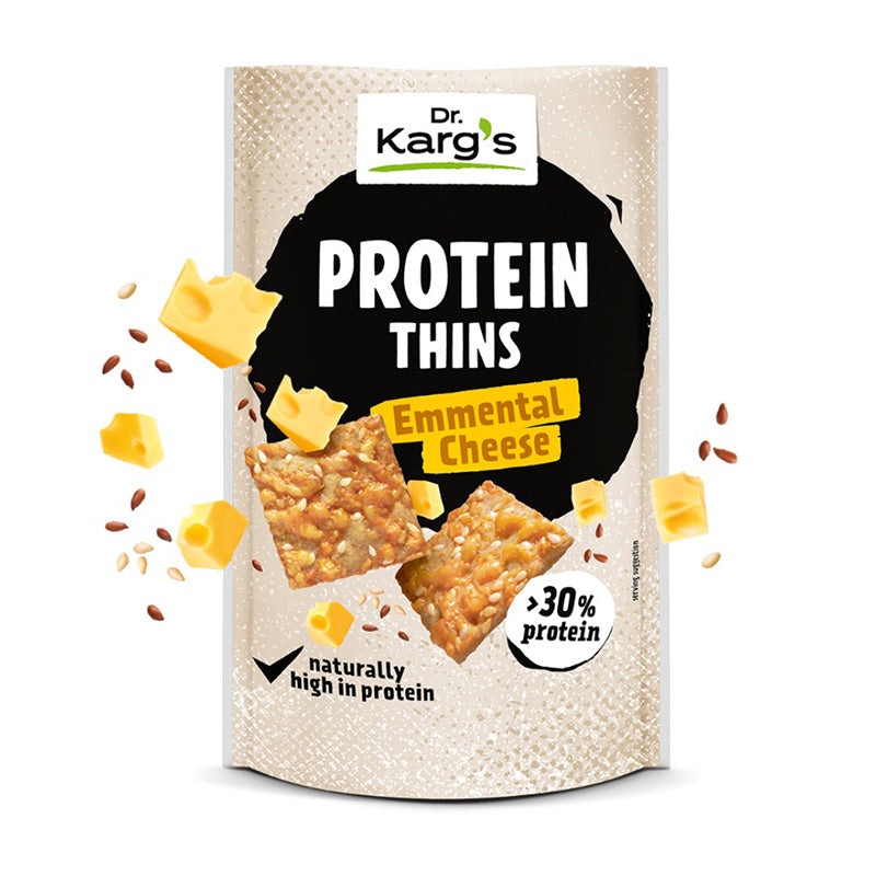 Dr Karg's Protein Thins Emmental Cheese, 85g