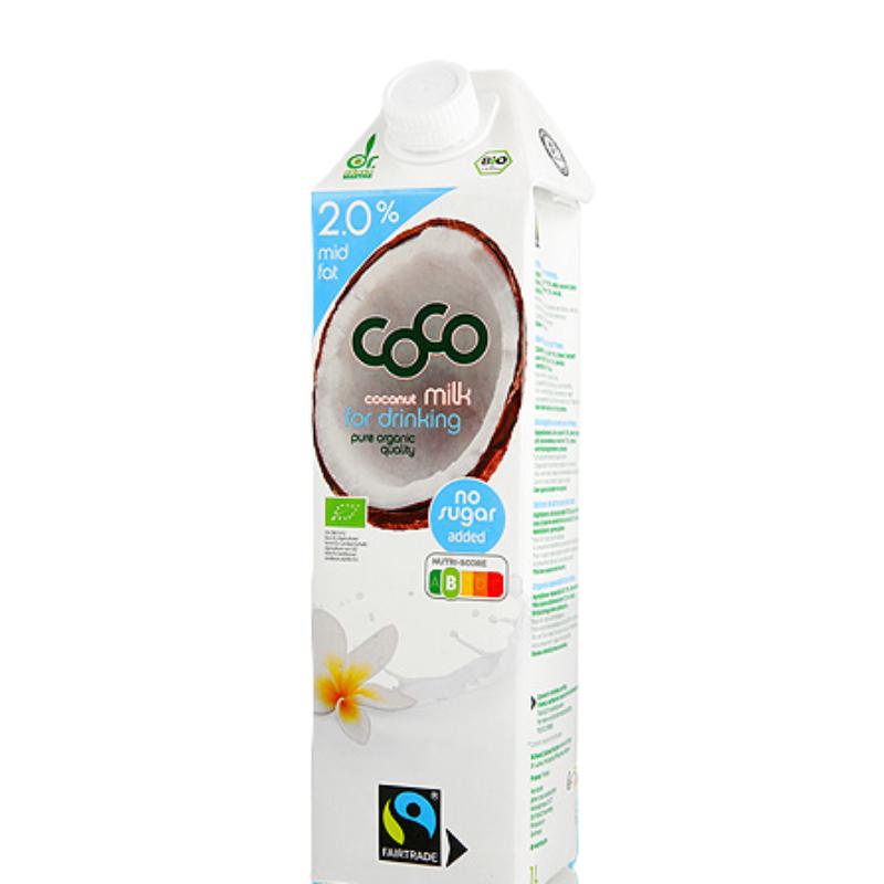 Dr. Martins Organic Coconut Milk for Drinking 3,8%, 1Lt