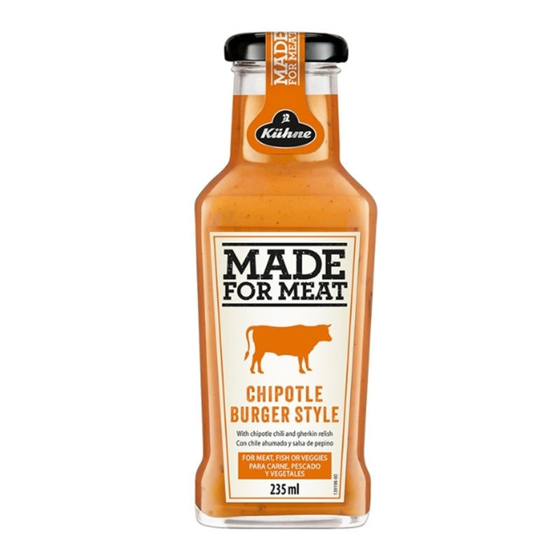 Kuhne Made For Meat Sauce Chipotle Burger Style, 235ml