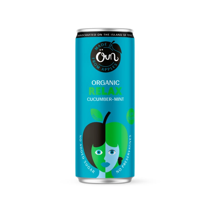 Oun Organic Relax Cucumber & Mint, 250ml